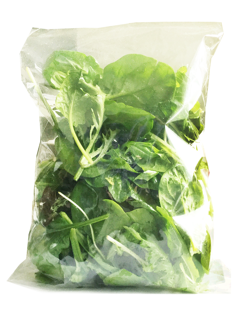 cellophane bags make great salad bags