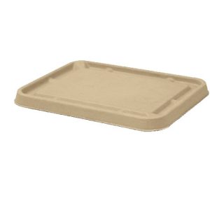 Bamboo takeaway container lids