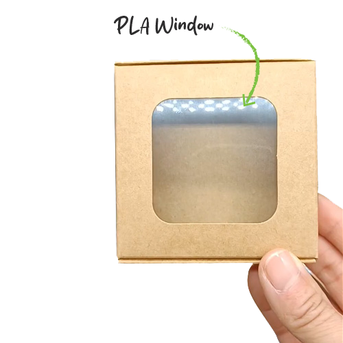 PLA windows in your packaging