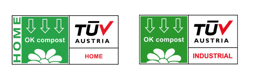 European Ok compost certification symbols