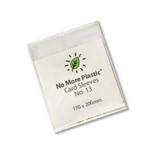 card sleeves plastic free